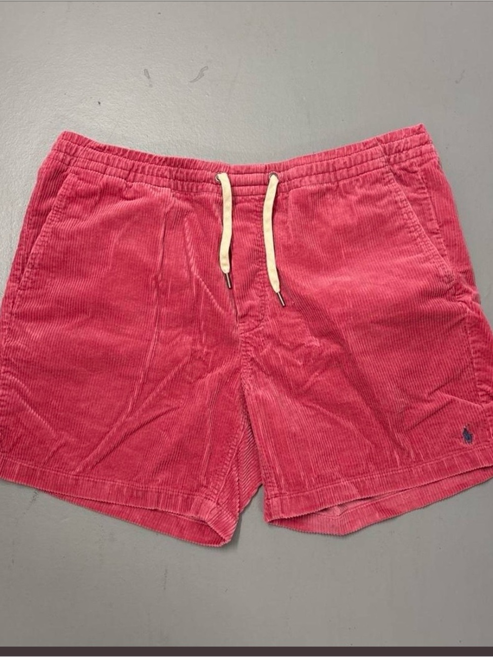 Polo Ralph Lauren Men’s Prepster Corduroy Shorts - Size XL - Red - Worn Once